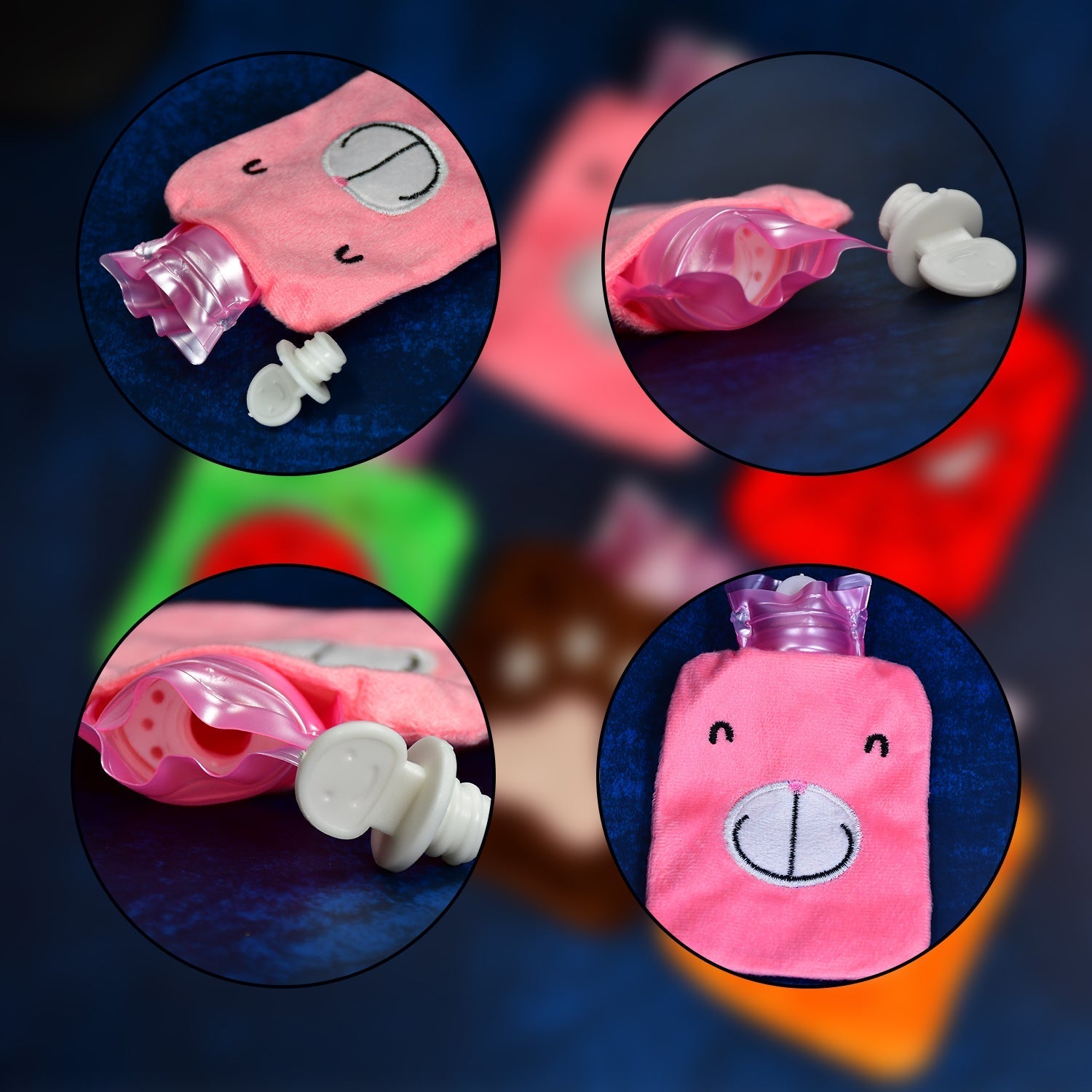 Mini 1pc Mix design hot water bag for pain relief. Mini 1pc Mix design hot water bag for pain relief.